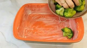 ЗАПЕКАНКА из БРОККОЛИ и ШАМПИНЬОНОВ