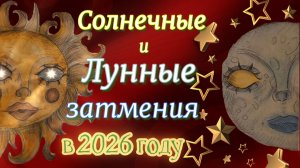 Лунные и солнечные затмения в 2026 году