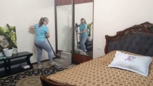 У меня сегодня уборка на втором этаже! Целый день на это ушол.