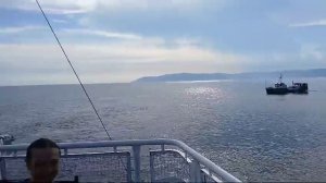 Байкал.Листвянка.Большое автопутешествие из Москвы до Владивостока с 4 маленькими детьми.На палубе.