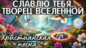 --СЛАВЛЮ ТЕБЯ, ТВОРЕЦ ВСЕЛЕННОЙ--ХРИСТИАНСКАЯ  ПЕСНЯ, ПРОСЛАВЛЯЮЩАЯ БОГА.