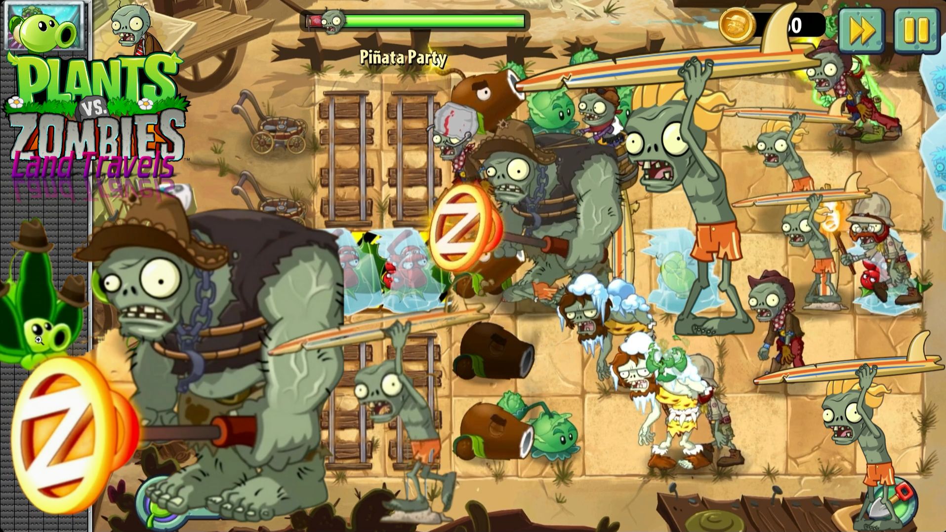 Plants vs Zombies 2 Alternate UniverZ HE Выигрываем бой!