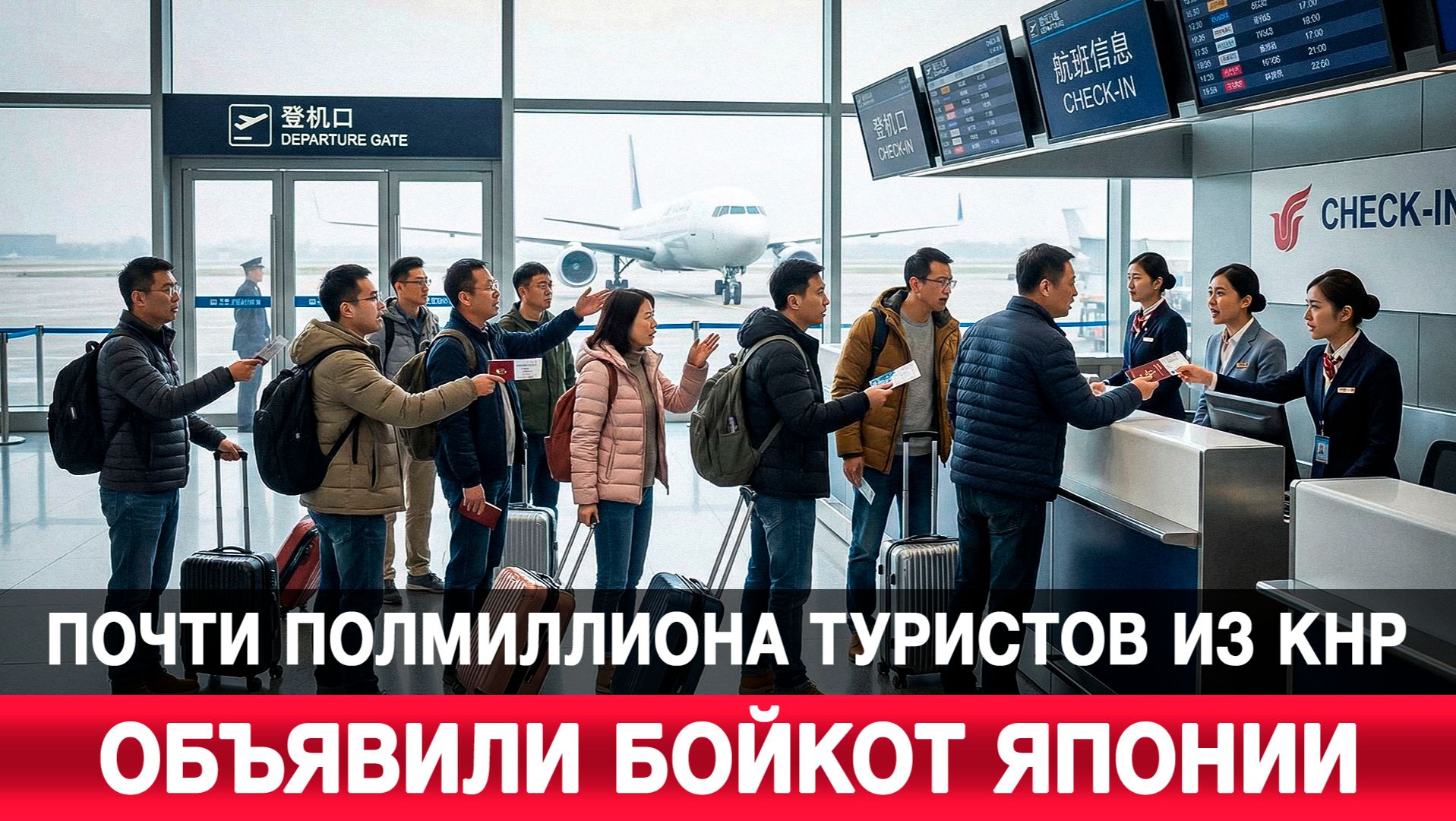 Почти полмиллиона туристов из КНР объявили бойкот Японии