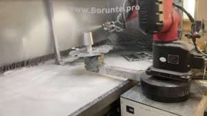 2. Воздушная покраска промышленным роботом BORUNTE