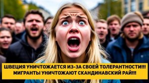 ШВЕЦИЯ УНИЧТОЖАЕТСЯ ИЗ-ЗА СВОЕЙ ТОЛЕРАНТНОСТИ!!! МИГРАНТЫ УНИЧТОЖАЮТ СКАНДИНАВСКИЙ РАЙ!!!