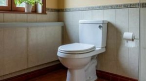 Отделка туалета пластиком. Красиво и надежно.