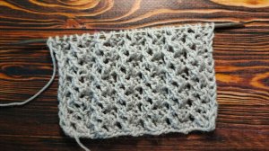 Ажурный узор спицами — нежные вертикальные дорожки🧶🌺