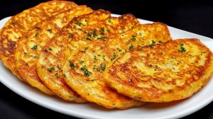 Просто смешайте картошку и яйцо! Супербыстрый ужин за 10 минут! Пирожки из картошки с мясом