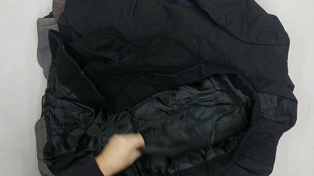 Пиджаки мужские однотонные зимние Винтаж секонд оптом 3 пак