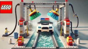 Автомобиль Lego Technic. Я построил автомойку из конструктора Lego 🚗