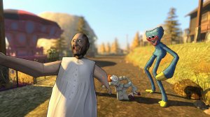 Гренни против Пеннивайза против Хагги Вагги смешная анимация часть 265