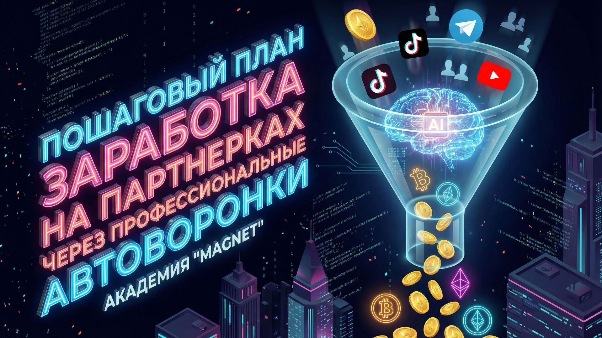 Как зарабатывать в партнерских программах #magnet #cryptomagnet #sergeyoskolkov #сергейосколков