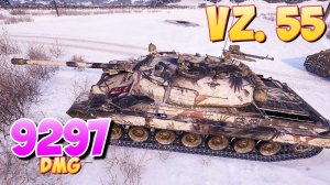 Vz. 55 - 3 Фрагов 9.2K Урона • Эффектная сила! • Мир Танков