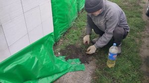 Снова бетонные работы. Резко похолодало. Потолок. Жизнь станичная на пенсии.