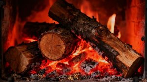 🔥 Камин с уютным треском дров и мягким светом для сна и отдыха