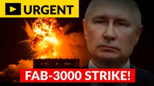 FAB-3000 Strike Destroyed Chasov Yar Defenses  Bunkers Obliterated!