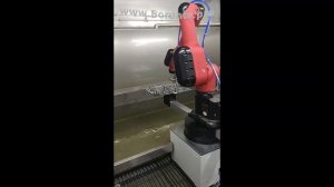 7. Воздушная покраска с поворотным вращающимся столом , промышленным роботом BORUNTE