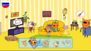 ТРИ КОТА | Игра Для Детей | Игра Мультфильм