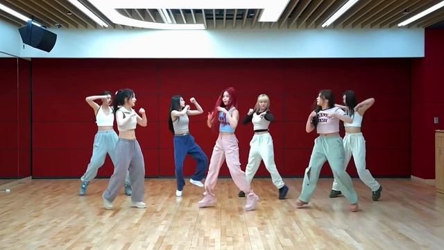 nmixx-dice dance practice mirror (видео не мое) смотреть онлайн