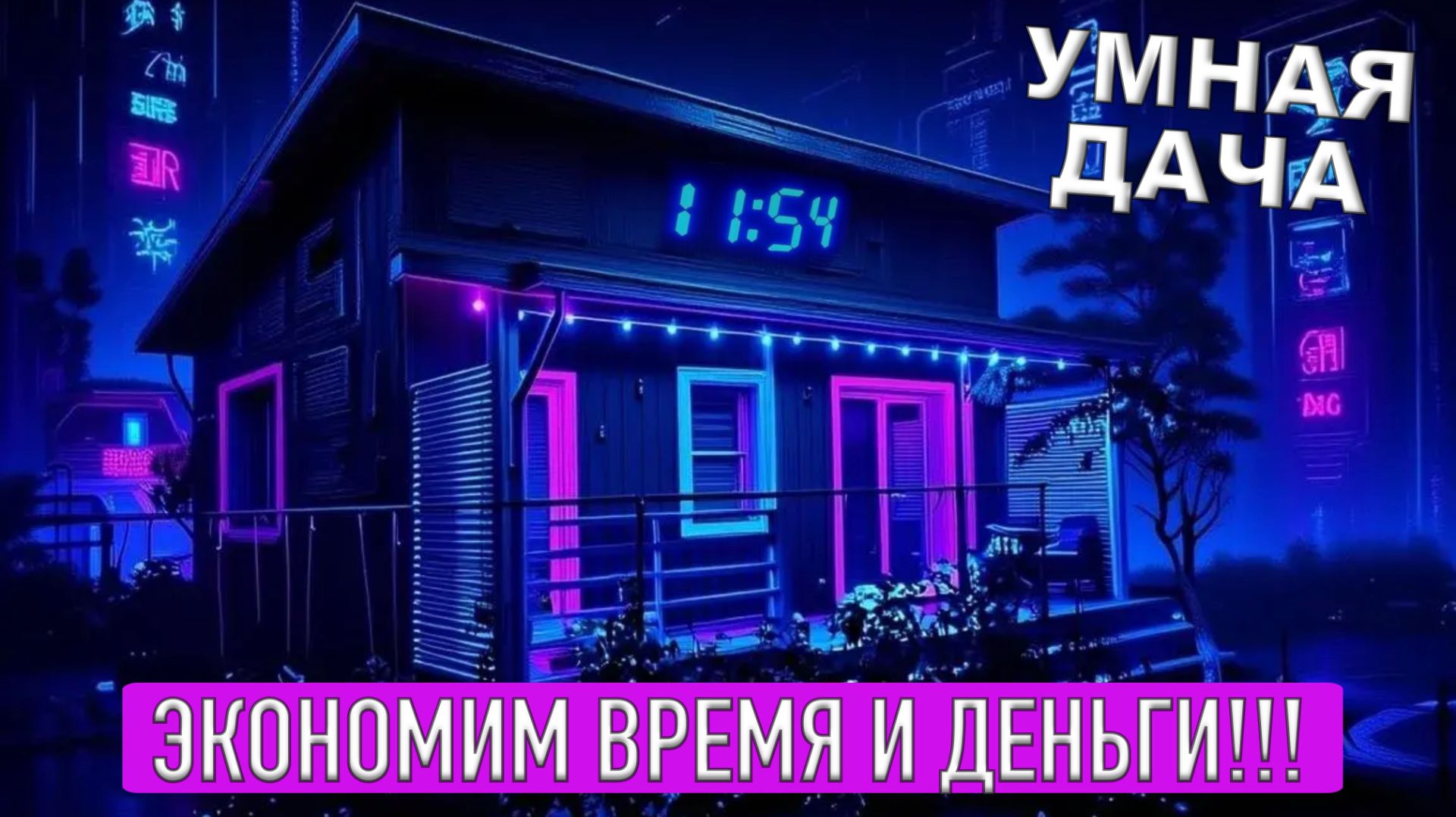 СОРБРАЛ УМНЫЙ ДОМ НА ДАЧЕ!!! ЭКОНОМИМ ВРЕМЯ И ДЕНЬГИ!