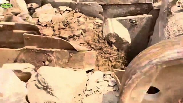 Строительство, дробление щебёнки