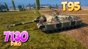 T95 - 5 Фрагов 7.1K Урона • Американская мощь! • Мир Танков