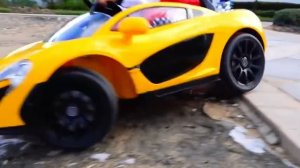 Ники и Влад и история о том, как ребята ездят на машинках! Видео для детей!