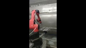 8. Покраска воздушная 8 деталей с поворотным вращающимся столом , промышленным роботом BORUNTE