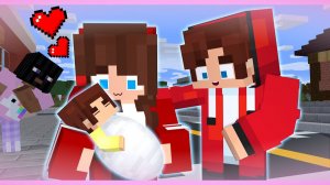 У Джей Джей родился ребенок - Майнкрафт анимация Джей Джей