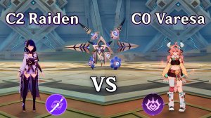 C2 Райден vs C0 Вареса ⚡ - Кто сильнее? | Genshin Impact