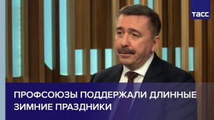 Профсоюзы поддержали длинные зимние праздники