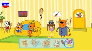 ТРИ КОТА | Игра Для Детей | Игра Мультфильм