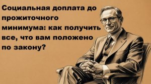 Социальная доплата до прожиточного минимума: как получить все, что вам положено по закону?