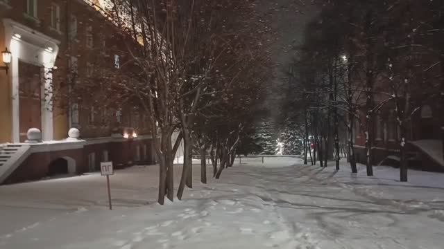 Доброе утро у нас снежно)