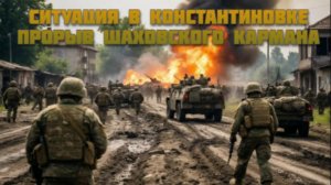 Новости СВО Сегодня-Ситуация в Константиновке Прорыв Шаховского кармана