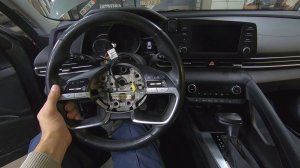 Снятие руля Hyundai Elantra CN7 2021