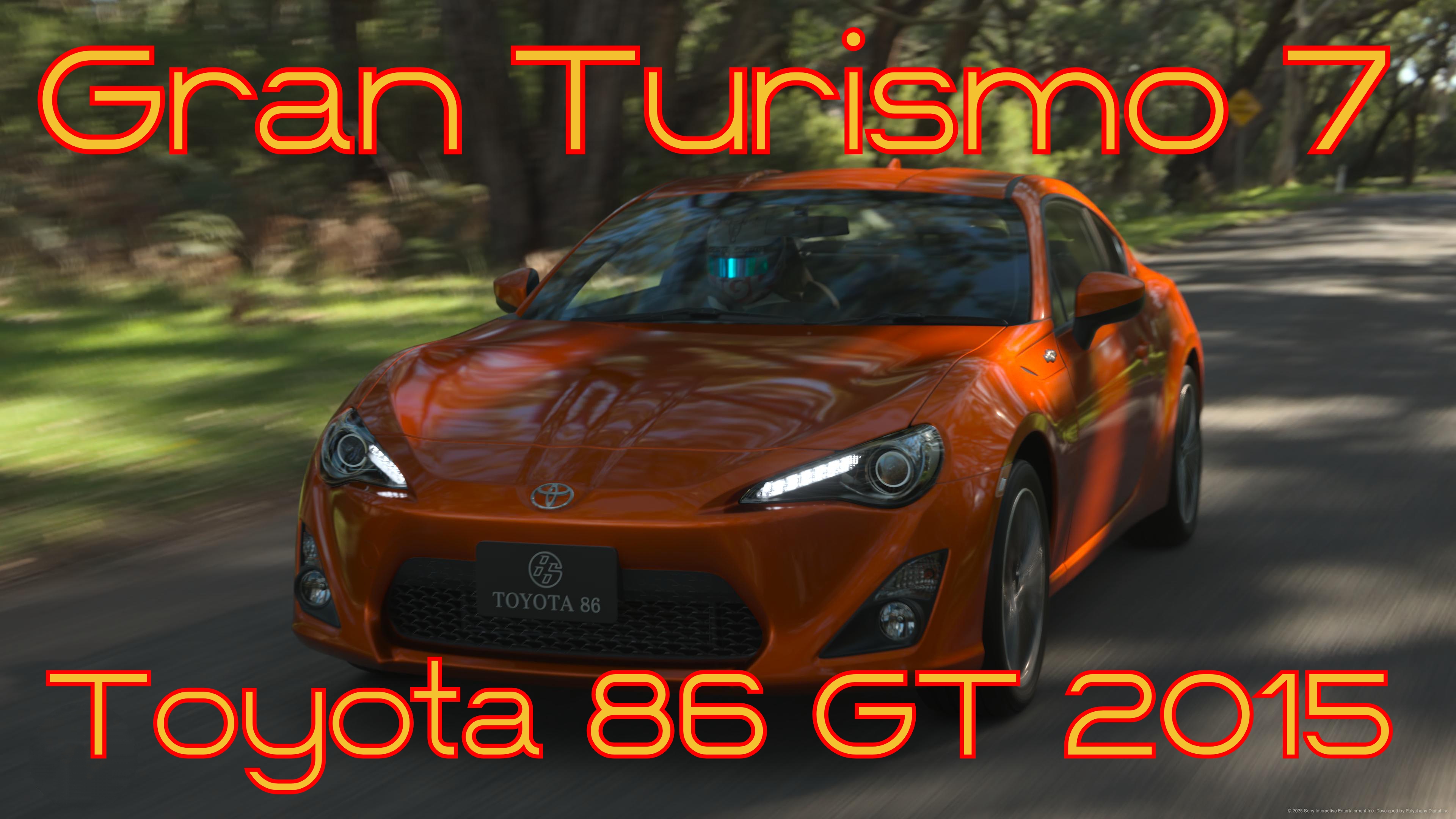 Toyota 86 GT 2015 — динамичное продолжение наследия спортивного автомобиля в мире Gran Turismo 7 🌍