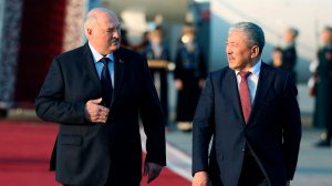 Александр Лукашенко прибыл в Кыргызстан