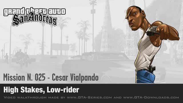 GTA San Andreas - Walkthrough - Mission #25 - High Stakes, Low-rider (HD)