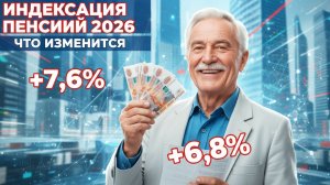 Индексация пенсий 2026: что изменится для пенсионеров в России