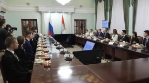 Встреча Вячеслава Федорищева с победителями конкурса "Студент года"