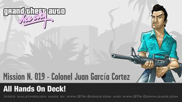 GTA Vice City - Walkthrough - Mission #19 - All Hands On Deck! (HD)
