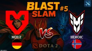 МАУЗА В ЛЮТОЙ ФОРМЕ | Mouz vs Heroic (BO1) BLAST Slam 5
