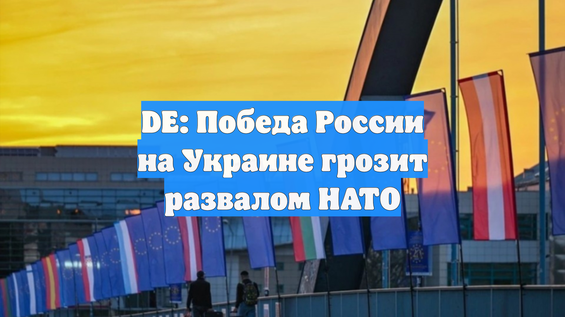 DE: Победа России на Украине грозит развалом НАТО