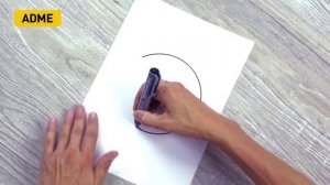 Как нарисовать идеальный круг быстро, всего за три секунды друзья?