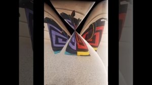 Лоскутная сумка с узором «спирали»