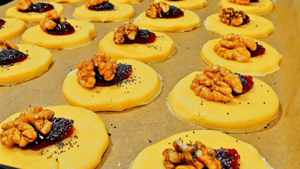 Домашнее песочное печенье на желтках