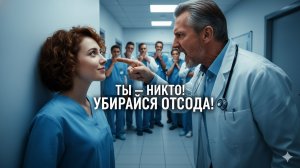 «ТЫ ЗДЕСЬ НИКТО!» — КРИЧАЛ ОН. НО КОГДА ОНА РАССМЕЯЛАСЬ ЕМУ В ЛИЦО, ВСЯ БОЛЬНИЦА ПОНЯЛА....