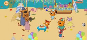 Три Кота Мультфильм Игра День рождения Карамельки