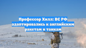 Профессор Хилл: ВС РФ адаптировались к английским ракетам и танкам